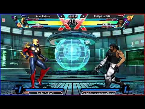 TNS UMvC3 #32 Aces Return vs Phillyrider807