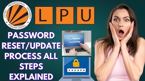 Your Password Update Problem Solution Lpu University Punjab