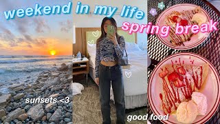 SPRING BREAK weekend in my life // san diego trip