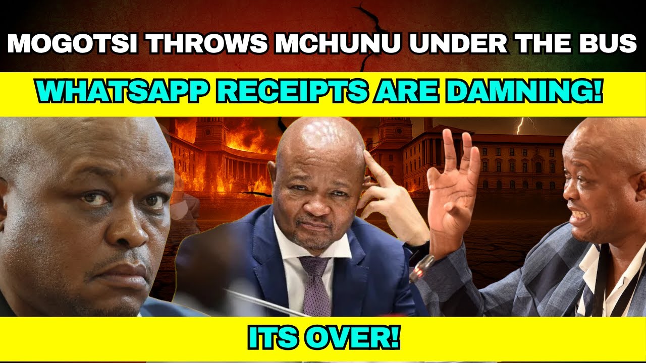 IT'S OVER for Mchunu: Mogotsi Throws Him Under the Bus – WhatsApp Receipts Are DAMNING!