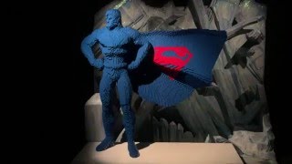 Lego Superman At The Art Of The Brick Dc Comics - Powerhouse Museum, Sydney