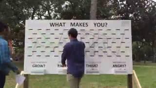 What Makes You? Interactive Art Installation
