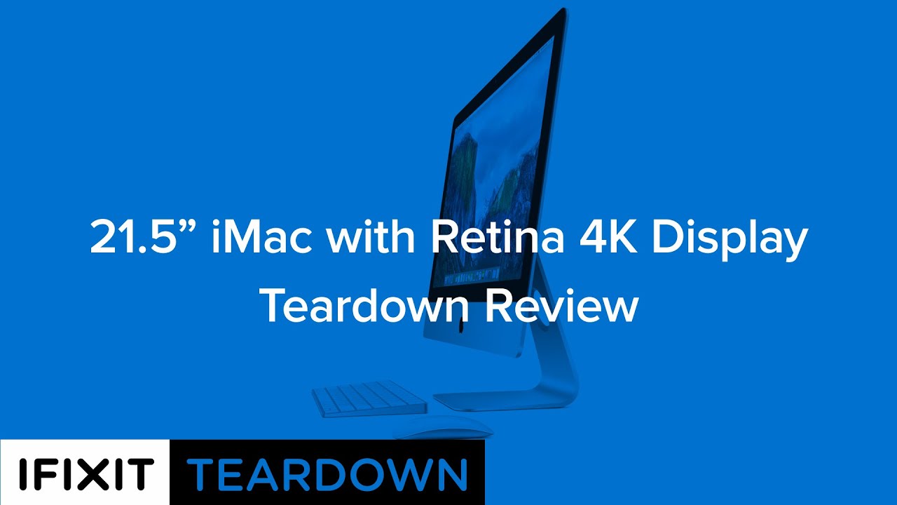 21,5-дюймовый iMac с дисплеем Retina 4K. Вскрытие. Фото.