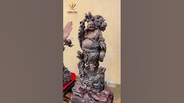 Bộ sưu tập tượng Phật Di Lặc gỗ Trắc đỏ đen cao cấp