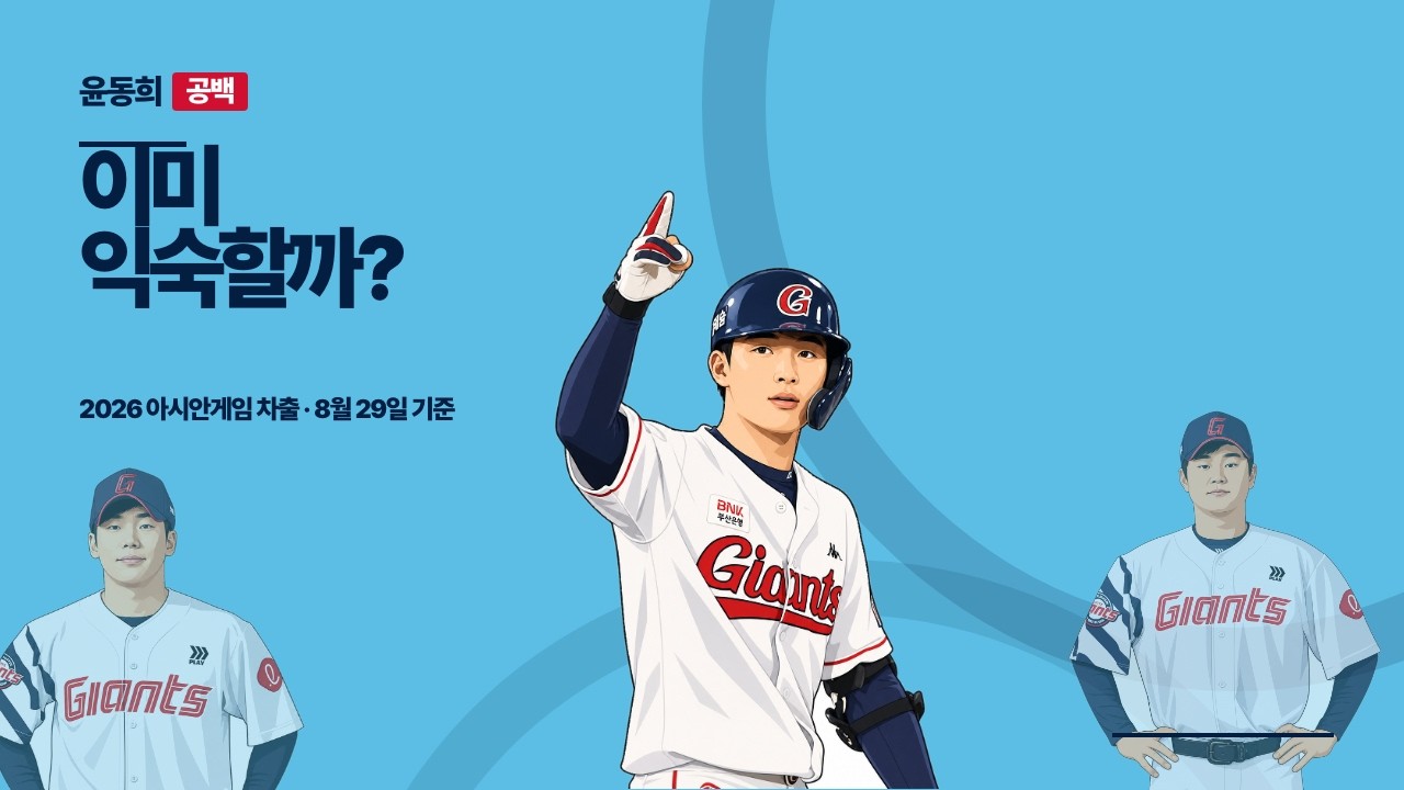 AG 롯데의 빈자리! 윤동희의 빈자리는? #아시안게임 #국가대표 #롯데자이언츠