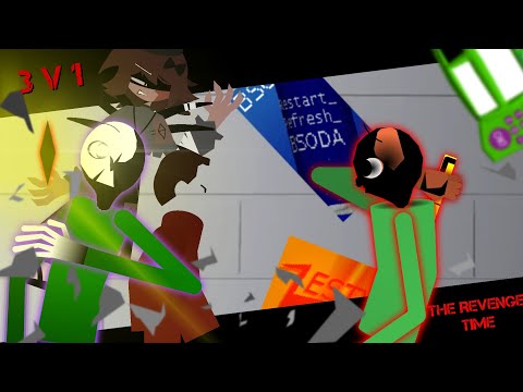 THE REVENGE TIME: Bald-OS & Null/Filename2 & Alice vs Bal-Rat || Stick Nodes Pro Animation 