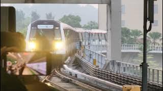 [R151 Debut] SMRT Trains R151 [825/826] arriving Tuas Link (» Pasir Ris)