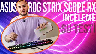 Üzeri̇ne Su Döktüm Asus Rog Strix Scope Rx Hala Hayatta