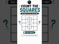 Count the Squares 🧠 | Brain Test #youtubeshorts #shortsfeed #shortsvideo #shortsviral #maths #shorts