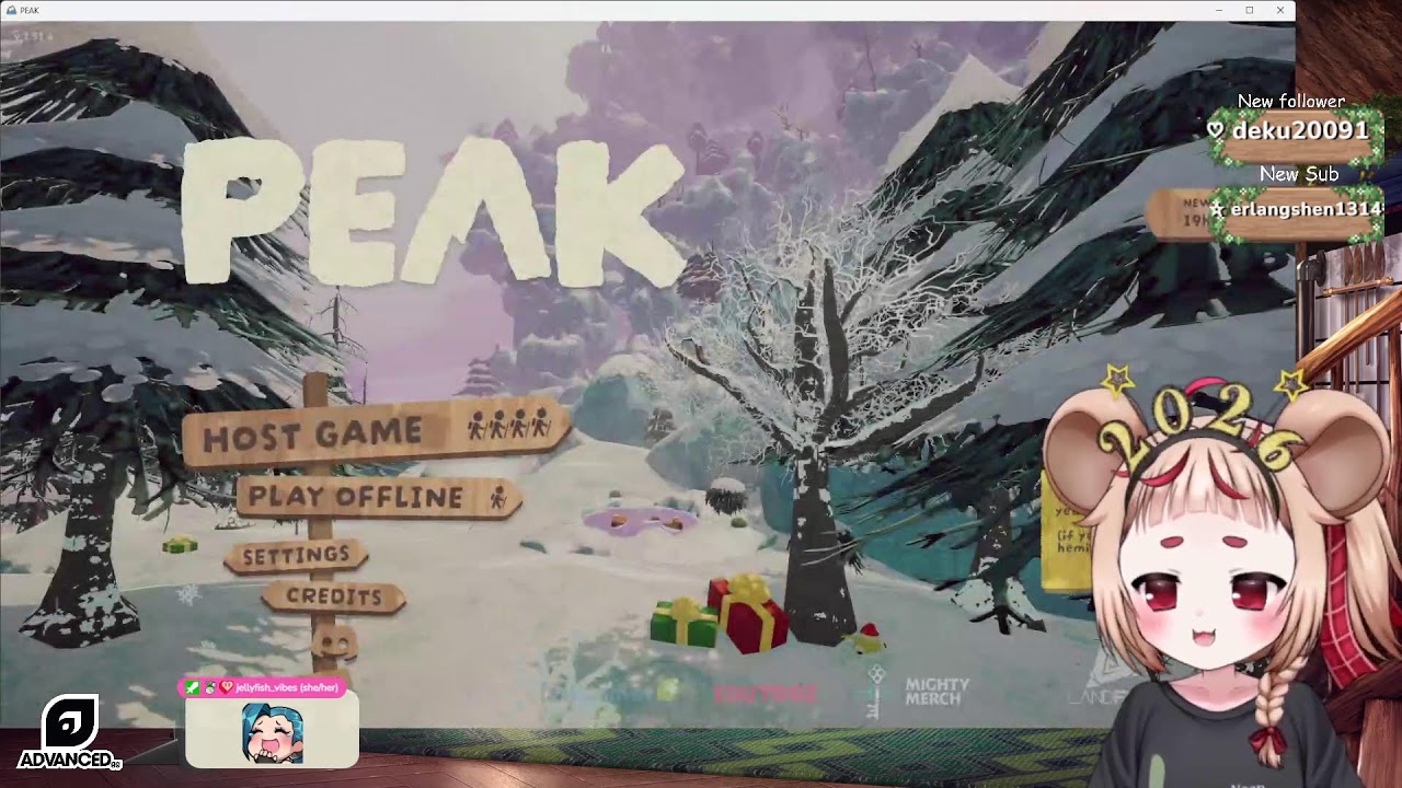 Hogmanay!! Playing peak with @kivvyvt @bubbylumi