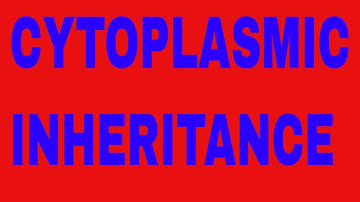 Cytoplasmic Inheritance