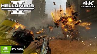 Helldivers 2: 4K Gameplay No Commentary ULTRA Settings | RTX 5090 P1295