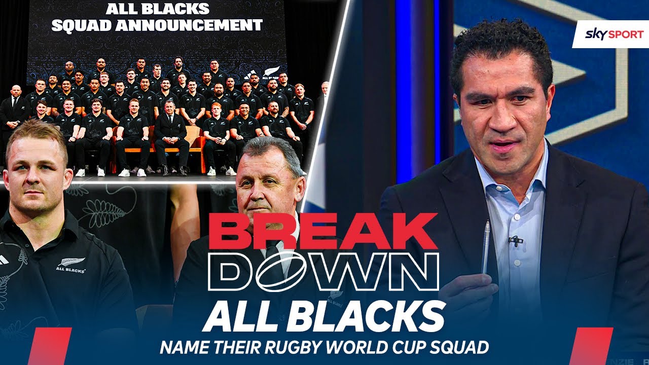 All Blacks Rugby World Cup Squad Announcement SPECIAL 😍 The Breakdown