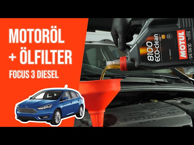 Anleitung: Ford Mondeo Mk3 Limousine Motoröl und Ölfilter wechseln