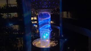 HSBC Rain vortex Light show @ Singapore Changi airport / SG vlog1