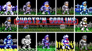 Ghost 'N Goblins - Versions Comparison (HD 60 FPS)