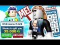 CRAINER FORCED ME TO play ROBLOX! Got 35k ROBUX?!