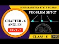 Angles | Class 5 Maths Chapter 6 Problem Set 27 (Part 5)