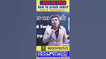 #HowtocrackJobs? #JobsOnClick #Tips&Techniques#govtjobs #Recruitment #convolutioneducare #pkdas