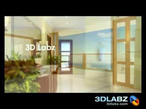 3D Interior walk through animation Villa - YouTube
