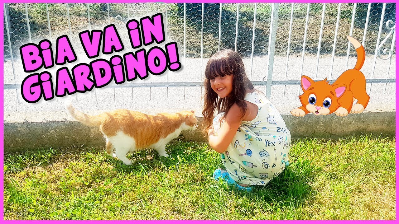 La nostra gatta Bia esce di casa per la prima volta!