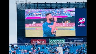 AP Dhillon performance at India vs Pakistan T20 Cricket World Cup 2024 #apdhillon #indiavspakistan