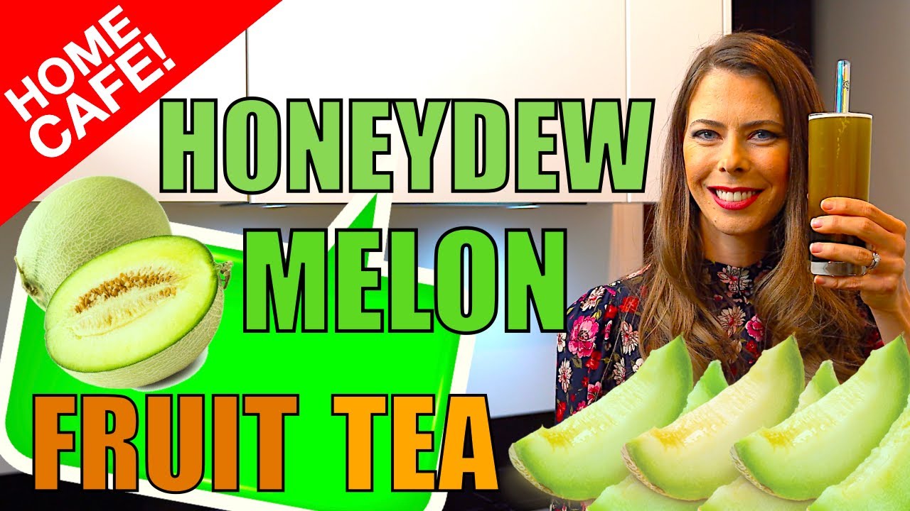 Honeydew Fruit Tea at Home from Syrup Bubble Tea YouTube