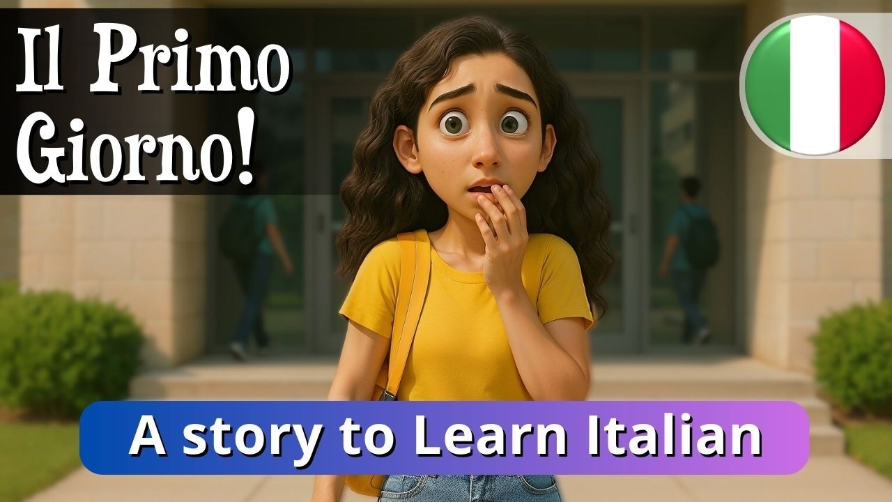 🇮🇹 Лёгкая ИТАЛЬЯНСКАЯ ИСТОРИЯ (идеально для НАЧИНАЮЩИХ) – практика аудирования уровня A1