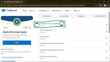 Asynchronous Processing Basics || Asynchronous Apex || Salesforce Virtual Internship Program 2024