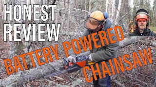 Husqvarna 120i Battery Powered Chainsaw Review -E99