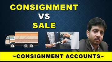 Difference between Consignment and Sale in Hindi || TAC