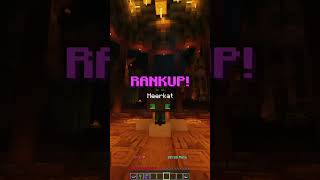 THIS SERVER GIVES RANKS FOR FREE???!  #minecraft #shorts