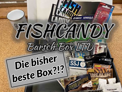 Fish verliebt - FISHCANDY Barsch Box LTD! WoW, einfach alles dabei für Großbarsch-Freaks!