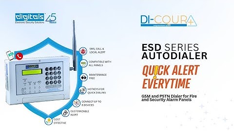 ESD Series Autodialer | Quick Alert Every Time 🚨| GSM & PSTN Dialer for Fire & Security Alarms 🔥🔐