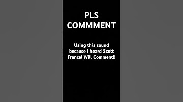 using this bc I heard Scott frenzel will comment!