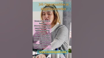 Work at Migrationsverket 2025 | Government Jobs in Sweden 🇸🇪