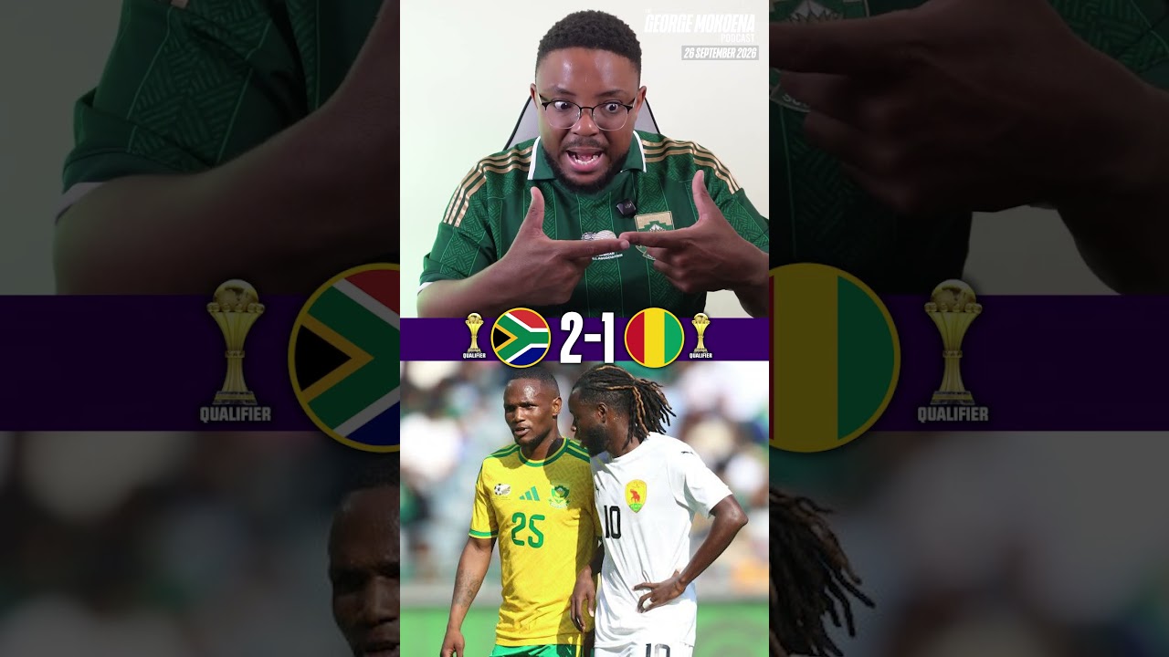 Coach Pitso Mosimane's #bafanabafana Team beats Guinea 2-1 on the road to #totalenergiesafcon2027 #
