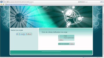Gestion des congés et autorisations en JEE : Struts, Hibernate, JasperReport ...