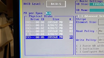 RAID-configuratie op Dell Poweredge-servers