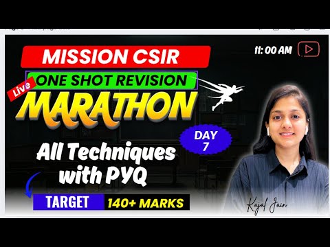 Unit 13 -Molecular Techniques - One Shot Revision I CSIR NET Life ...