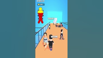 Run to Pee 31 Level Gameplay Walkthrough | Best Android, iOS Games