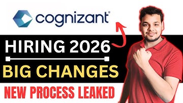 Big Changes in Cognizant Hiring 2026 | Cognizant GenC | Updated Hiring Process & Assessment Details