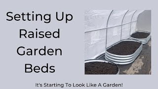 Setting Up Raised Garden Beds @OneMamaToAnother