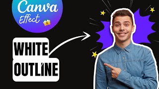 How to add White Outline to an Image In Canva? | Tutorial | Design talk | Thumbnail Outline | #canva