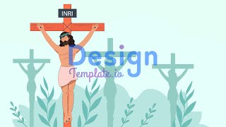 Good Friday Beautiful Character Animation Scene After Effects Templates