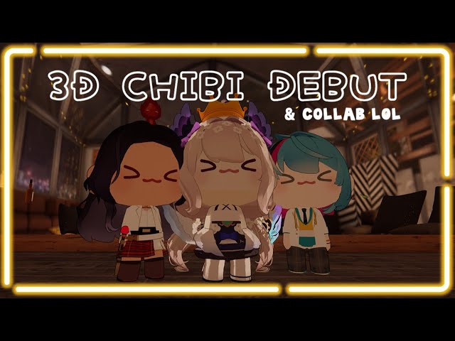 【👑 3D CHIBI DEBUT & COLLAB 👑】 w/ Scarle & Kyo !! 【NIJISANJI EN | Enna Alouette】のサムネイル