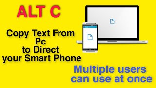 ALT C  copy any text from pc to mobile easily in 3 minute  video screenshot 1