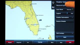 How to display lightning data | Garmin | SiriusXM Marine