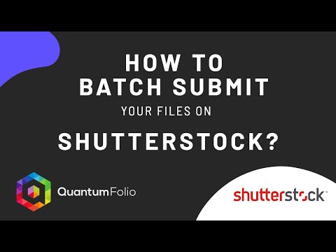 How to batch upload the metadata in Shutterstock using the CSV template