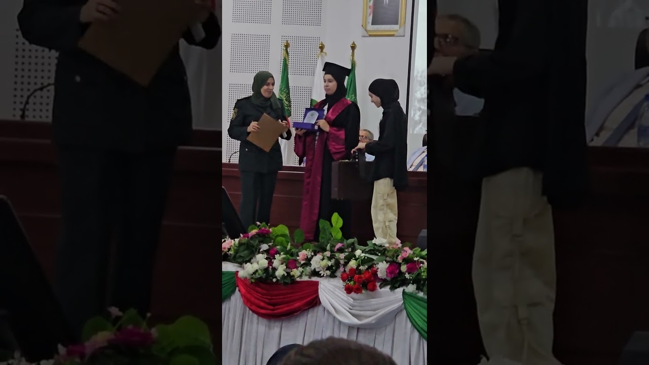 تكريم المتفوقين  من جامعة البليدة 2  بمشاركة انميش عبد القادر بالمرتبة الاولى ماستر 2024 بمعدل 19